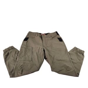 Milwaukee Gridiron Women Brown Work Pants Utility Joggers Size 14 Regular F652